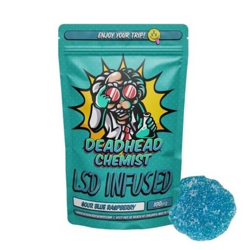 LSD Edible 100ug Sour Blue Raspberry Deadhead Chemist