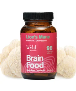 Stay Wyld Organics – Lion’s Mane Mushroom Capsules (Bottle of 90)