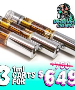 Deadhead Chemist DMT 3 Cartridges Deal 1mL